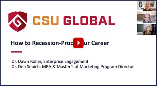 MBA Webinar: How to Recession-Proof Your Career